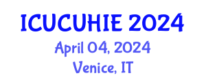 International Conference on Urban Climatology and Urban Heat Island Effect (ICUCUHIE) April 04, 2024 - Venice, Italy