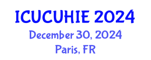 International Conference on Urban Climatology and Urban Heat Island Effect (ICUCUHIE) December 30, 2024 - Paris, France