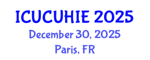 International Conference on Urban Climatology and Urban Heat Island Effect (ICUCUHIE) December 30, 2025 - Paris, France