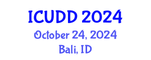 International Conference on Urban Design and Development (ICUDD) October 24, 2024 - Bali, Indonesia