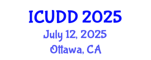 International Conference on Urban Design and Development (ICUDD) July 12, 2025 - Ottawa, Canada