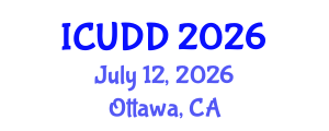 International Conference on Urban Design and Development (ICUDD) July 12, 2026 - Ottawa, Canada