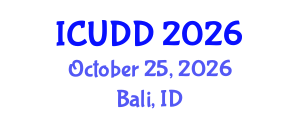 International Conference on Urban Design and Development (ICUDD) October 25, 2026 - Bali, Indonesia