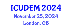 International Conference on Urban Development and Environmental Management (ICUDEM) November 25, 2024 - London, United Kingdom