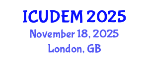 International Conference on Urban Development and Environmental Management (ICUDEM) November 18, 2025 - London, United Kingdom