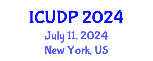 International Conference on Urban Development and Planning (ICUDP) July 11, 2024 - New York, United States