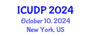 International Conference on Urban Development and Planning (ICUDP) October 10, 2024 - New York, United States