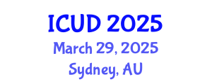 International Conference on Urban Drainage (ICUD) March 29, 2025 - Sydney, Australia
