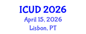 International Conference on Urban Drainage (ICUD) April 15, 2026 - Lisbon, Portugal