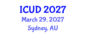 International Conference on Urban Drainage (ICUD) March 29, 2027 - Sydney, Australia International Conference on Urban Drainage (ICUD) March 29, 2027 - Sydney, Australia