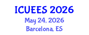 International Conference on Urban Earthquake Engineering and Seismology (ICUEES) May 24, 2026 - Barcelona, Spain