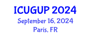 International Conference on Urban Geography and Urban Planning (ICUGUP) September 16, 2024 - Paris, France