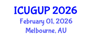 International Conference on Urban Geography and Urban Planning (ICUGUP) February 01, 2026 - Melbourne, Australia