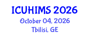 International Conference on Urban Heat Island Mitigation Strategies (ICUHIMS) October 04, 2026 - Tbilisi, Georgia