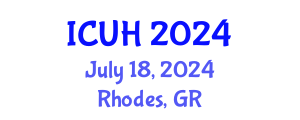 International Conference on Urban Housing (ICUH) July 18, 2024 - Rhodes, Greece