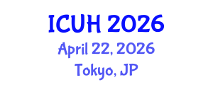 International Conference on Urban Housing (ICUH) April 22, 2026 - Tokyo, Japan