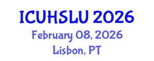 International Conference on Urban Housing, Sustainability and Land Use (ICUHSLU) February 08, 2026 - Lisbon, Portugal