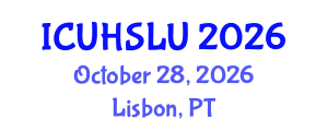 International Conference on Urban Housing, Sustainability and Land Use (ICUHSLU) October 28, 2026 - Lisbon, Portugal