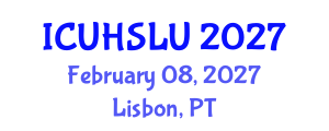 International Conference on Urban Housing, Sustainability and Land Use (ICUHSLU) February 08, 2027 - Lisbon, Portugal