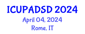 International Conference on Urban Planning and Architectural Design for Sustainable Development (ICUPADSD) April 04, 2024 - Rome, Italy