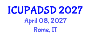International Conference on Urban Planning and Architectural Design for Sustainable Development (ICUPADSD) April 08, 2027 - Rome, Italy International Conference on Urban Planning and Architectural Design for Sustainable Development (ICUPADSD) April 08, 2027 - Rome, Italy