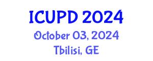 International Conference on Urban Planning and Design (ICUPD) October 03, 2024 - Tbilisi, Georgia