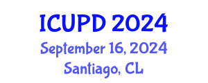 International Conference on Urban Planning and Design (ICUPD) September 16, 2024 - Santiago, Chile