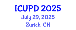 International Conference on Urban Planning and Design (ICUPD) July 29, 2025 - Zurich, Switzerland