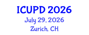 International Conference on Urban Planning and Design (ICUPD) July 29, 2026 - Zurich, Switzerland