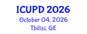 International Conference on Urban Planning and Design (ICUPD) October 04, 2026 - Tbilisi, Georgia