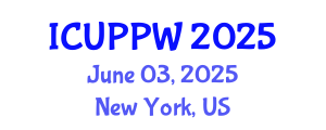 International Conference on Urban Planning and Public Works (ICUPPW) June 03, 2025 - New York, United States