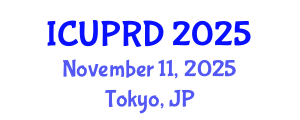 International Conference on Urban Planning and Regional Development (ICUPRD) November 11, 2025 - Tokyo, Japan