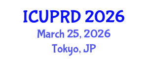 International Conference on Urban Planning and Regional Development (ICUPRD) March 25, 2026 - Tokyo, Japan