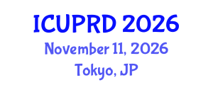 International Conference on Urban Planning and Regional Development (ICUPRD) November 11, 2026 - Tokyo, Japan