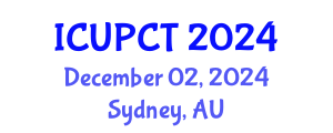 International Conference on Urban Planning and Transportation System (ICUPCT) December 02, 2024 - Sydney, Australia