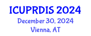International Conference on Urban Planning, Regional Development and Information Society (ICUPRDIS) December 30, 2024 - Vienna, Austria