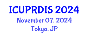 International Conference on Urban Planning, Regional Development and Information Society (ICUPRDIS) November 07, 2024 - Tokyo, Japan