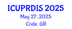 International Conference on Urban Planning, Regional Development and Information Society (ICUPRDIS) May 27, 2025 - Crete, Greece
