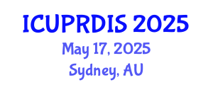 International Conference on Urban Planning, Regional Development and Information Society (ICUPRDIS) May 17, 2025 - Sydney, Australia