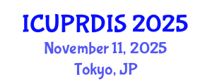 International Conference on Urban Planning, Regional Development and Information Society (ICUPRDIS) November 11, 2025 - Tokyo, Japan