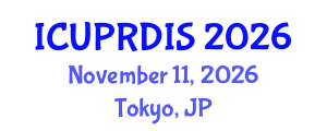 International Conference on Urban Planning, Regional Development and Information Society (ICUPRDIS) November 11, 2026 - Tokyo, Japan