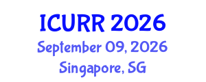 International Conference on Urban Regeneration and Redevelopment (ICURR) September 09, 2026 - Singapore, Singapore