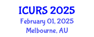 International Conference on Urban Regeneration and Sustainability (ICURS) February 01, 2025 - Melbourne, Australia