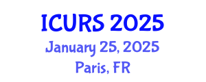 International Conference on Urban Regeneration and Sustainability (ICURS) January 25, 2025 - Paris, France