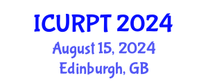 International Conference on Urban, Regional Planning and Transportation (ICURPT) August 15, 2024 - Edinburgh, United Kingdom