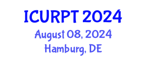 International Conference on Urban, Regional Planning and Transportation (ICURPT) August 08, 2024 - Hamburg, Germany