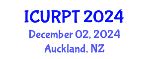 International Conference on Urban, Regional Planning and Transportation (ICURPT) December 02, 2024 - Auckland, New Zealand