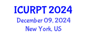 International Conference on Urban, Regional Planning and Transportation (ICURPT) December 09, 2024 - New York, United States