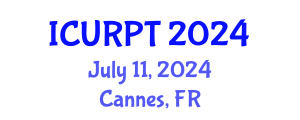 International Conference on Urban, Regional Planning and Transportation (ICURPT) July 11, 2024 - Cannes, France