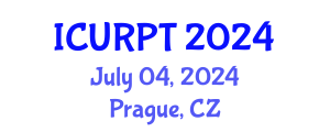 International Conference on Urban, Regional Planning and Transportation (ICURPT) July 04, 2024 - Prague, Czechia